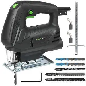 4.5Amp Jig Saw, Variable Speed 3000 RPM for Wood Cutting 4.5Amp Jig Saw, Variable Speed 3000 RPM for Wood Cutting