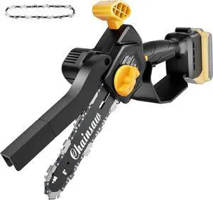 6-Inch Mini Chainsaw Compatible with DeWalt 20V Battery, Battery Powered Small Chainsaw for Tree Trimming, Cordless Mini Electric Handheld Saw with Tool-Free Tensioning & Auto-Stop (Tool Only) 6-Inch Mini Chainsaw Compatible with DeWalt 20V Battery, Battery Powered Small Chainsaw for Tree Trimming, Cordless Mini Electric Handheld Saw with Tool-Free Tensioning & Auto-Stop (Tool Only)