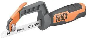 31432 Compact Medium-Cut Hacksaw, 10-Inch 24 TPI Bi-Metal Blade Hand Saw, Cuts Thin Wall Copper and Aluminum, PVC, PEX, ABS Pipes, and Wood in Tight Spaces 31432 Compact Medium-Cut Hacksaw, 10-Inch 24 TPI Bi-Metal Blade Hand Saw, Cuts Thin Wall Copper and Aluminum, PVC, PEX, ABS Pipes, and Wood in Tight Spaces