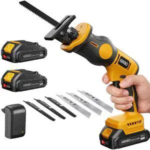 Cordless Reciprocating Saw,Brushless Cordless Power Reciprocating Saw,0-2400RPM Electric Reciprocating Saw Tool-free Blades Quick Change 2 batteries for Wood/Metal/PVC Cutting Cordless Reciprocating Saw,Brushless Cordless Power Reciprocating Saw,0-2400RPM Electric Reciprocating Saw Tool-free Blades Quick Change 2 batteries for Wood/Metal/PVC Cutting