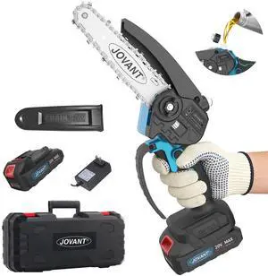 6 Inch Cordless Mini Electric Chainsaw, Handheld Portable Battery Powered Chainsaw with 1 Battery, Lightweight Power Saw for Tree Trimming, Branch Pruning, Wood Cutting, Gardening & Yard Work 6 Inch Cordless Mini Electric Chainsaw, Handheld Portable Battery Powered Chainsaw with 1 Battery, Lightweight Power Saw for Tree Trimming, Branch Pruning, Wood Cutting, Gardening & Yard Work