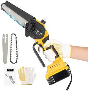 Mini Chainsaw Cordless Compatible with Dwt 20V MAX, 6 Inch Brushless Chainsaw for Wood Cutting Pruning Tree Saw Mini Chainsaw Cordless Compatible with Dwt 20V MAX, 6 Inch Brushless Chainsaw for Wood Cutting Pruning Tree Saw