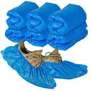 14 Pcs Shoe Covers Disposable Non Slip, 7 Pairs Plastic Shoes Protectors, Thick Boot Cover, Stretchable, One Size Fit Most, Protect Your Shoes, Floor and Carpet (14) 14 Pcs Shoe Covers Disposable Non Slip, 7 Pairs Plastic Shoes Protectors, Thick Boot Cover, Stretchable, One Size Fit Most, Protect Your Shoes, Floor and Carpet (14)
