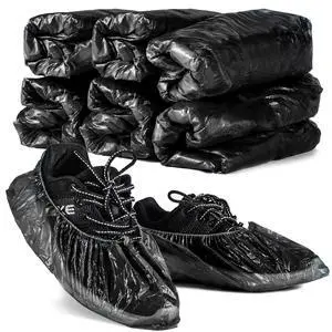 60 Pack (30 Pairs) Shoe Covers - Boot Covers Plastic Disposable Waterproof Shoe Covers for Men and Women Fits All Sizes of Shoes for House Cleaning 60 Pack (30 Pairs) Shoe Covers - Boot Covers Plastic Disposable Waterproof Shoe Covers for Men and Women Fits All Sizes of Shoes for House Cleaning