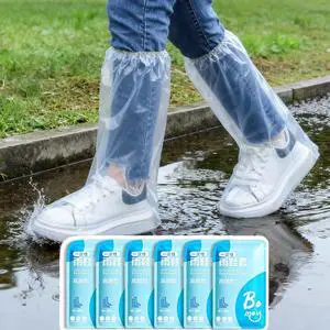 12 Pcs Individually Packaged Long Rain Shoe Covers, Extended Length Clear Adults Shoe Ponchos, Anti-Slip Plastic Rain Boot Covers, Perfect for Adults & Disney Trips (Clear Adults L 12Pcs) 12 Pcs Individually Packaged Long Rain Shoe Covers, Extended Length Clear Adults Shoe Ponchos, Anti-Slip Plastic Rain Boot Covers, Perfect for Adults & Disney Trips (Clear Adults L 12Pcs)
