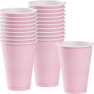 Pink Solid Color Plastic Party Cup (12 Oz.) 20 Count - Premium Quality and Durable, Perfect for Any Celebration Pink Solid Color Plastic Party Cup (12 Oz.) 20 Count - Premium Quality and Durable, Perfect for Any Celebration