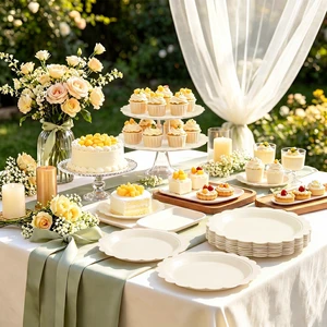 30 Pk Ivory Paper Plates 9" Disposable Scalloped Cream Beige Plates | Wedding Dessert Cake Plate Party Dinner Plates for for Engagement, Baby Bridal Shower, Fall Thanksgiving, Oil&Water Resistant 30 Pk Ivory Paper Plates 9" Disposable Scalloped Cream Beige Plates | Wedding Dessert Cake Plate Party Dinner Plates for for Engagement, Baby Bridal Shower, Fall Thanksgiving, Oil&Water Resistant