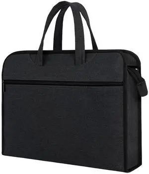 Document Bag Oxford Zippered File Bag with Handle Waterproof Portable Briefcase Office Laptop Bag File Tote Bag for Carrying Paper Laptop Files Books (Grey) Document Bag Oxford Zippered File Bag with Handle Waterproof Portable Briefcase Office Laptop Bag File Tote Bag for Carrying Paper Laptop Files Books (Grey)