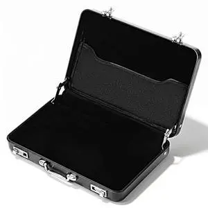 Business Card Holder Mini Briefcase Card Storage Box Case for Men Women Business Card Holder Mini Briefcase Card Storage Box Case for Men Women