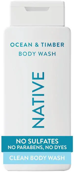 Body Wash Contains Naturally Derived Ingredients | For Women & Men, Sulfate, Paraben, & Dye Free Leaving Skin Soft and Hydrating | Ocean & Timber 18 oz - 2 Pk Body Wash Contains Naturally Derived Ingredients | For Women & Men, Sulfate, Paraben, & Dye Free Leaving Skin Soft and Hydrating | Ocean & Timber 18 oz - 2 Pk