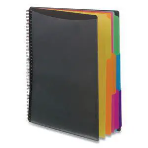 12 Pocket Poly Project Organizer, Letter Size, 1/3-Cut Tab, Gray with Bright Colors (89207) (Pack of 1) 12 Pocket Poly Project Organizer, Letter Size, 1/3-Cut Tab, Gray with Bright Colors (89207) (Pack of 1)