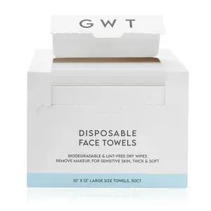 Disposable Fragrance-Free Face Towels, 50 Count, 1 Pack Disposable Fragrance-Free Face Towels, 50 Count, 1 Pack