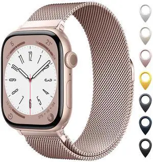 Original Stainless Steel Mesh Loop Compatible with Apple Watch Bands 38mm 40mm 41mm 42mm 44mm 45mm 46mm 49mm Women Men, Magnetic Clasp Replacement for iWatch Strap Series 11 10 9 8 7 6 5 4 Ultra SE Original Stainless Steel Mesh Loop Compatible with Apple Watch Bands 38mm 40mm 41mm 42mm 44mm 45mm 46mm 49mm Women Men, Magnetic Clasp Replacement for iWatch Strap Series 11 10 9 8 7 6 5 4 Ultra SE