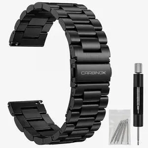 Metal Band Durable 22mm Compatible Smartwatches with Toolkit Included - Stainless Steel, Adjustable, Secure Fit Metal Band Durable 22mm Compatible Smartwatches with Toolkit Included - Stainless Steel, Adjustable, Secure Fit