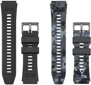Smart Watch Band 22mm 2 Pack, for AMAZTIM Smart Watch Bands Replacement M2/T2, for CARBINOX Vortex Watch, Compatible with SUNKTA K-52, Sports Straps Bands, Adjustable Wristband, Smart Watch Band 22mm 2 Pack, for AMAZTIM Smart Watch Bands Replacement M2/T2, for CARBINOX Vortex Watch, Compatible with SUNKTA K-52, Sports Straps Bands, Adjustable Wristband,