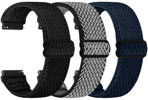 Quick Release Watch Band - Choice of Width -18mm 19mm 20mm 22mm 24mm Watch Bands, Solo Loop Adjustable Elastic Nylon Watch Straps Replacement Wristband for Men Women Quick Release Watch Band - Choice of Width -18mm 19mm 20mm 22mm 24mm Watch Bands, Solo Loop Adjustable Elastic Nylon Watch Straps Replacement Wristband for Men Women