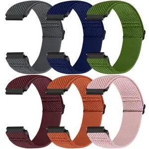 24mm Quick Release Elastic Watch Bands Compatible with Garmin Venu X1/Suunto 9/9 Baro/9 Titanium/D5/7/TicWatch Altas/Pro 5/Pro 5 Enduro/COROS Nomad/iTouch AIR 4 41mm 46mm/AIR 3 44mm/G-shock ga2100 24mm Quick Release Elastic Watch Bands Compatible with Garmin Venu X1/Suunto 9/9 Baro/9 Titanium/D5/7/TicWatch Altas/Pro 5/Pro 5 Enduro/COROS Nomad/iTouch AIR 4 41mm 46mm/AIR 3 44mm/G-shock ga2100