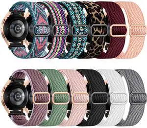 12 Pack Stretchy Bands for Samsung Galaxy Watch 7 Band 6 5 4 Active 2 FE 40mm 44mm/Watch 6/4 Classic/5 Pro, Garmin Vivoactive 6/5/3/Forerunner 55/165, 20mm Elastic Watch Strap for Garmin Women 12 Pack Stretchy Bands for Samsung Galaxy Watch 7 Band 6 5 4 Active 2 FE 40mm 44mm/Watch 6/4 Classic/5 Pro, Garmin Vivoactive 6/5/3/Forerunner 55/165, 20mm Elastic Watch Strap for Garmin Women