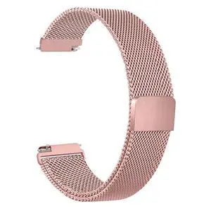 Watch Bands 20mm 22mm Quick Release Watch Strap, Stainless Steel Mesh Replacement Strap for Women Men (20mm, Rose Pink) Watch Bands 20mm 22mm Quick Release Watch Strap, Stainless Steel Mesh Replacement Strap for Women Men (20mm, Rose Pink)