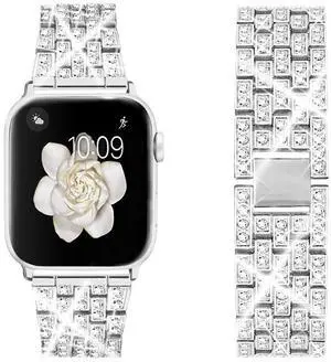 Bing Bands Compatible with Apple Watch Band 38mm 40mm 41mm 42mm 44mm 45mm 46mm 49mm, Jewelry Replacement Strap for iWatch Series Ultra 2 10/9/8/7/6/5/4/3/2/1/SE Ultra Bing Bands Compatible with Apple Watch Band 38mm 40mm 41mm 42mm 44mm 45mm 46mm 49mm, Jewelry Replacement Strap for iWatch Series Ultra 2 10/9/8/7/6/5/4/3/2/1/SE Ultra