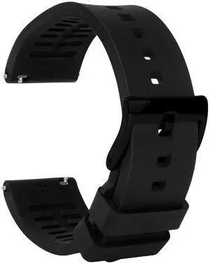 Silicone Watch Band for Men - Black Quick Release Watch Band for Women Soft - Waterproof Smart Watch Bracelet Clasp - Correa de Silicona para Reloj Replacement - 18mm 19mm 20mm 21mm 22mm 24mm Silicone Watch Band for Men - Black Quick Release Watch Band for Women Soft - Waterproof Smart Watch Bracelet Clasp - Correa de Silicona para Reloj Replacement - 18mm 19mm 20mm 21mm 22mm 24mm