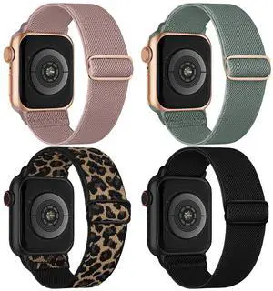 Stretchy Nylon Solo Loop Bands Compatible with Apple Watch Band 38mm 40mm 41mm 42mm 44mm 45mm 46mm 49mm, Sport Elastic Wristbands Women Men Straps for iWatch Series 11 10 9 8 7 6 5 4 3 Ultra/SE 3 2 1 Stretchy Nylon Solo Loop Bands Compatible with Apple Watch Band 38mm 40mm 41mm 42mm 44mm 45mm 46mm 49mm, Sport Elastic Wristbands Women Men Straps for iWatch Series 11 10 9 8 7 6 5 4 3 Ultra/SE 3 2 1