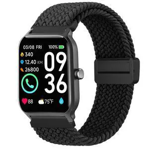 Magnetic Braided Bands for IDW13,IDW16,IDW19 Smartwatch Bands, 22mm Soft Nylon Replacement Strap for Fitpolo IDW13/Woneligo W13/FITVII HM57, ENOMIR/TOOBUR/MILOUZ/Gydom/Faweio/Veryfit IDW19 Smartwatch Magnetic Braided Bands for IDW13,IDW16,IDW19 Smartwatch Bands, 22mm Soft Nylon Replacement Strap for Fitpolo IDW13/Woneligo W13/FITVII HM57, ENOMIR/TOOBUR/MILOUZ/Gydom/Faweio/Veryfit IDW19 Smartwatch