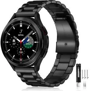Compatible with Samsung Galaxy Watch 7 6 5 4 Band 44mm 40mm/Galaxy Watch 6 4 Classic Band 43mm 47mm 46mm 42mm/Active 2 40mm 44mm, 20mm Stainless Steel Metal Replacement Men Women Compatible with Samsung Galaxy Watch 7 6 5 4 Band 44mm 40mm/Galaxy Watch 6 4 Classic Band 43mm 47mm 46mm 42mm/Active 2 40mm 44mm, 20mm Stainless Steel Metal Replacement Men Women