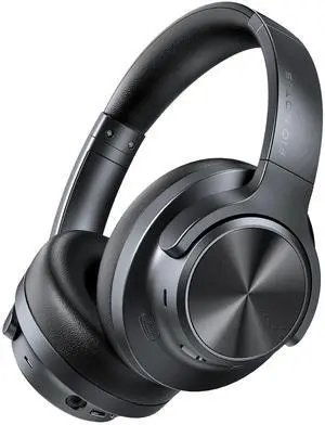 Hybrid Active Noise Cancelling Headphones, 130H Playtime, Wireless Over Ear Bluetooth Headphones, Hi-Res Sound, Deep Bass, Comfort Fit Ear Cups for Travel Home Office, Custom EQ via App Hybrid Active Noise Cancelling Headphones, 130H Playtime, Wireless Over Ear Bluetooth Headphones, Hi-Res Sound, Deep Bass, Comfort Fit Ear Cups for Travel Home Office, Custom EQ via App
