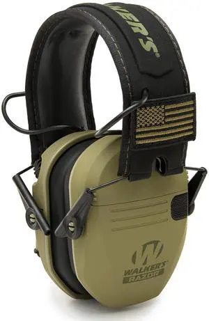 Razor Slim Patriot Series Muffs - Olive Drab Green Razor Slim Patriot Series Muffs - Olive Drab Green