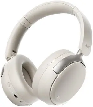OHR516 Active Noise Cancelling Headphones, Over Ear Wireless Bluetooth, 60H Playtime, 40mm Drivers, Low-Latency Mode, ENC Clear Calls, Foldable Comfortable Design (White) OHR516 Active Noise Cancelling Headphones, Over Ear Wireless Bluetooth, 60H Playtime, 40mm Drivers, Low-Latency Mode, ENC Clear Calls, Foldable Comfortable Design (White)