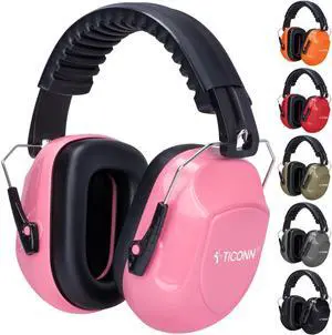 Noise Cancelling Ear Muffs for Adults, SNR 33dB Hearing Protection, Adjustable Safety Earmuffs for hunting, Construction (Soft Pink) Noise Cancelling Ear Muffs for Adults, SNR 33dB Hearing Protection, Adjustable Safety Earmuffs for hunting, Construction (Soft Pink)