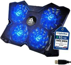 Wind Laptop Cooling Pad - More Than 500 000 Units Sold - New Version - The Most Powerful Rapid Action Cooling Fan - Laptop Stand with 4 Cooling Fans at 1200 RPM - USB Fan - PS5 PS4 - Blue Wind Laptop Cooling Pad - More Than 500 000 Units Sold - New Version - The Most Powerful Rapid Action Cooling Fan - Laptop Stand with 4 Cooling Fans at 1200 RPM - USB Fan - PS5 PS4 - Blue