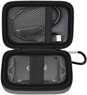 Carrying Case Compatible with Crucial X10/ X9 Pro 4TB/ 2TB/ 1TB Portable SSD, External Solid State Drive Hard Storage Holder Bag Fits for USB-C Cable (Box Only)Dark-Grey Carrying Case Compatible with Crucial X10/ X9 Pro 4TB/ 2TB/ 1TB Portable SSD, External Solid State Drive Hard Storage Holder Bag Fits for USB-C Cable (Box Only)Dark-Grey