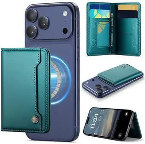 for MagSafe Wallet Magnetic RFID Blocking Card Holder Compatible with MagSafe Phones and Cases, Strong Magnet Minimalist Phone Wallet for iPhone 17/16/15/14/13/12/Pro/Max/Plus, Bluish Green for MagSafe Wallet Magnetic RFID Blocking Card Holder Compatible with MagSafe Phones and Cases, Strong Magnet Minimalist Phone Wallet for iPhone 17/16/15/14/13/12/Pro/Max/Plus, Bluish Green