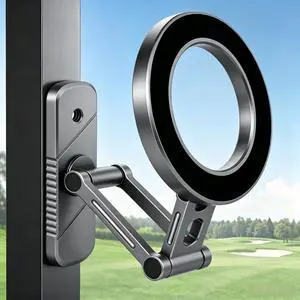 Upgraded Magnetic Golf Cart Phone Holder, Triple-Fold All-Alloy Phone Mount Compatible with MagSafe iPhone 12-17, Golf Accessories Gifts for Golfers Men Dad, Fits Yamaha, Club Car, Iron Surface Upgraded Magnetic Golf Cart Phone Holder, Triple-Fold All-Alloy Phone Mount Compatible with MagSafe iPhone 12-17, Golf Accessories Gifts for Golfers Men Dad, Fits Yamaha, Club Car, Iron Surface