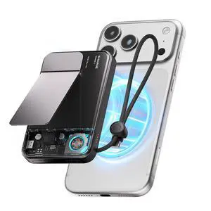 ICEMAG 3 MagSafe Portable Charger, Qi2.2 25W Magnetic Power Bank 10000mAh 35W USB-C Fast Charging, with Active Cooling& Built-in Cable, Transparent RGB Design for iPhone 17/16/15/14 Series ICEMAG 3 MagSafe Portable Charger, Qi2.2 25W Magnetic Power Bank 10000mAh 35W USB-C Fast Charging, with Active Cooling& Built-in Cable, Transparent RGB Design for iPhone 17/16/15/14 Series
