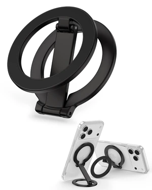 Magnetic Phone Grip for Magsafe, Foldable Kickstand Mag Safe iPhone Stand | 360°Rotation Dual-Sided Magnet Finger Loop Ring-Style Holder Mag Safe Grip for Apple 18/17/16/15/14/13/12 & Mag Car Mount Magnetic Phone Grip for Magsafe, Foldable Kickstand Mag Safe iPhone Stand | 360°Rotation Dual-Sided Magnet Finger Loop Ring-Style Holder Mag Safe Grip for Apple 18/17/16/15/14/13/12 & Mag Car Mount