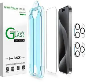 OneTouch for iPhone 15 Pro Screen Protector 6.1'' Tempered Glass OneTouch for iPhone 15 Pro Screen Protector 6.1'' Tempered Glass
