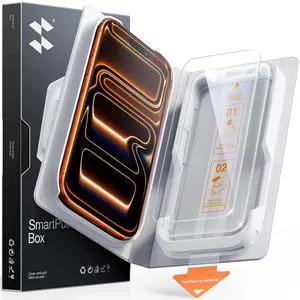 Pack Tempered Glass Screen Protector for iPhone 17 Pro Max, SmartPull Box Bubble-Free Instant Install Applicator, 9H Military-Grade Protection, Case-Friendly Pack Tempered Glass Screen Protector for iPhone 17 Pro Max, SmartPull Box Bubble-Free Instant Install Applicator, 9H Military-Grade Protection, Case-Friendly