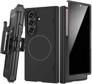 for Z Fold 7 Case with Privacy Screen Protector, Black for Z Fold 7 Case with Privacy Screen Protector, Black