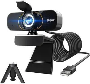 1080P Webcam for PC & Laptop with Microphone Stay Connected 1080P Webcam for PC & Laptop with Microphone Stay Connected
