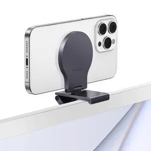 Continuity Camera Mount for Desktop Monitor, iMac Compatible iPhone Webcam Mount with Mag-Safe for Mac Desktops and Displays, Apple TV 4K Continuity Camera Mount for Desktop Monitor, iMac Compatible iPhone Webcam Mount with Mag-Safe for Mac Desktops and Displays, Apple TV 4K