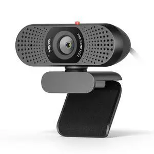 Full HD 1080p Webcam for PC, Laptop & Desktop, Built-in Dual Microphones, Privacy Cover, 85°FOV, Fixed Focus, Plug & Play USB-A Computer Camera for Zoom, Teams, FaceTime, Google Meet, Streaming Full HD 1080p Webcam for PC, Laptop & Desktop, Built-in Dual Microphones, Privacy Cover, 85°FOV, Fixed Focus, Plug & Play USB-A Computer Camera for Zoom, Teams, FaceTime, Google Meet, Streaming