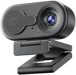C100 2K Webcam for PC, Built-in Mic, Rotating Privacy Cover, Portable Metal Clip, Computer Camera for Home Office, Meetings, Learning, Streaming, External Webcam for Desktop, Laptop, PC USB-A C100 2K Webcam for PC, Built-in Mic, Rotating Privacy Cover, Portable Metal Clip, Computer Camera for Home Office, Meetings, Learning, Streaming, External Webcam for Desktop, Laptop, PC USB-A