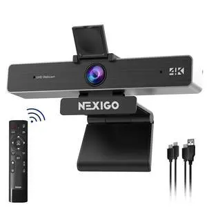 Zoom Certified, N950P (Gen 2) 4K Zoomable Webcam, RF Remote, Sony_Starvis Sensor, 5X Digital Zoom, Pro Web Camera with Dual Stereo Mics Zoom Certified, N950P (Gen 2) 4K Zoomable Webcam, RF Remote, Sony_Starvis Sensor, 5X Digital Zoom, Pro Web Camera with Dual Stereo Mics