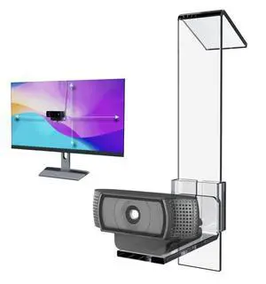Pro V2 | Center Screen/Middle Screen Webcam Mount | Position Any Webcam (Not Included) Anywhere/Any Screen (Laptops-32) | Tripod gooseneck teleprompter Alternative for Eye Contact Audience Pro V2 | Center Screen/Middle Screen Webcam Mount | Position Any Webcam (Not Included) Anywhere/Any Screen (Laptops-32) | Tripod gooseneck teleprompter Alternative for Eye Contact Audience