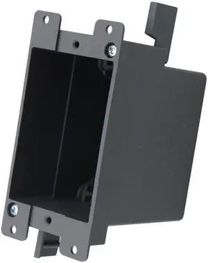 1-Gang Old Work Electrical Box, 14 cu.in. PVC Junction Box for Switches & Outlets, ETL Listed & Fire Rated 2 Hours, Holds 7x14 / 6x12 / 5x10 AWG, with Live Hinges 1 Pack 1-Gang Old Work Electrical Box, 14 cu.in. PVC Junction Box for Switches & Outlets, ETL Listed & Fire Rated 2 Hours, Holds 7x14 / 6x12 / 5x10 AWG, with Live Hinges 1 Pack