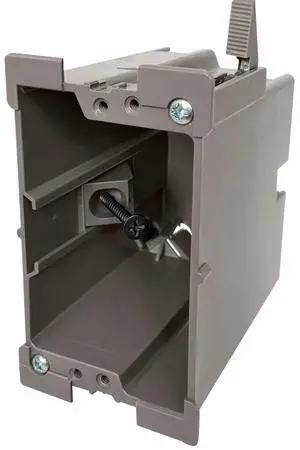 SmarToggle Single Gang Retrofit Wall Box Old Work Electrical Box for Stud or No-Stud Mount | 1-1/2" Toggle Depth | Smart Device, Outlet, or Switch PC Wall Box | Rated 50 lbs Load SmarToggle Single Gang Retrofit Wall Box Old Work Electrical Box for Stud or No-Stud Mount | 1-1/2" Toggle Depth | Smart Device, Outlet, or Switch PC Wall Box | Rated 50 lbs Load