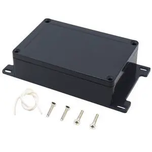 Junction Box, Project Box Waterproof Dustproof IP65 ABS Universal Electrical Boxes Enclosure with Fixed Ear Black 5.91 x 3.94 x 1.73 inch (150 x 100 x 44 mm)(Pack of 1) Junction Box, Project Box Waterproof Dustproof IP65 ABS Universal Electrical Boxes Enclosure with Fixed Ear Black 5.91 x 3.94 x 1.73 inch (150 x 100 x 44 mm)(Pack of 1)